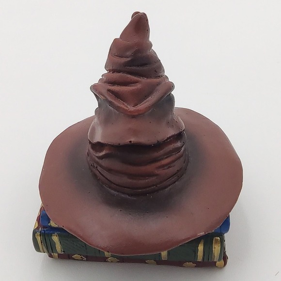 Harry Potter Sorting Hat Ornament Resin Hand Painted Magic School Books - Picture 9 of 10